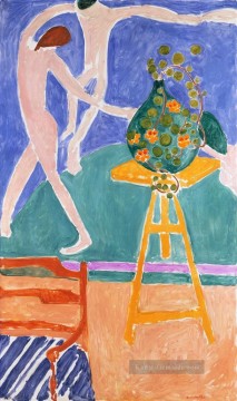  abstrakt - La Danse Dance mit Nasturtiums abstraktem Fauvismus Henri Matisse